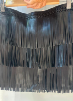 Falda Leather fleco importada - Imagen 2