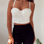 Corset Bordado White