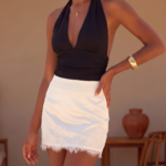 Skort Saten
